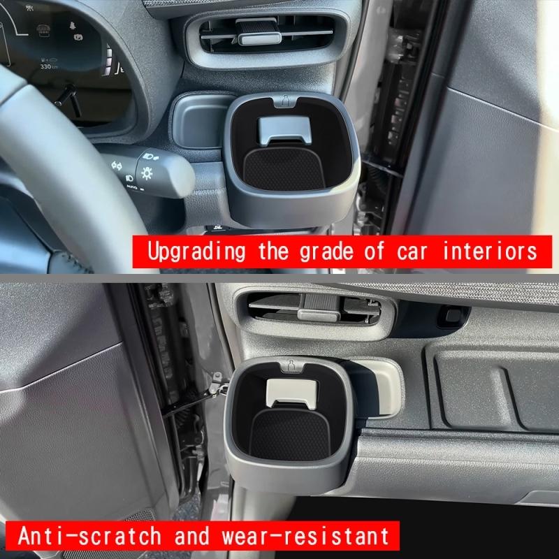 For Toyota sienta 10 seris silicone Interior front dashboard left right water cup holder side storage box cover trim