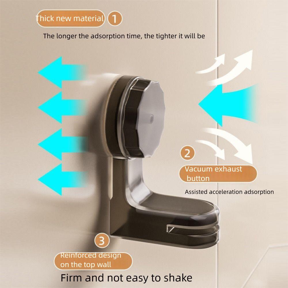 Waterproof Suction Cup Towel Rack Strong Suction Hanging Towel Holder  Kitchen