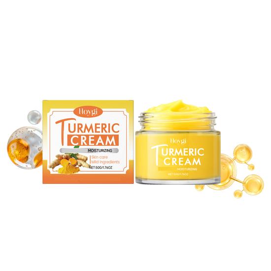 Hoygi Turmeric Gentle Moisturizing Cream Moisturizing Facial Cream Four Seasons Universal Daily Skin Care Cream 50g