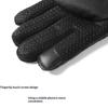 Men'S Winter Glove Thickened Fleece Lined Touchscreen Waterproof Windproof Cold Resistant Motorcycle Riding Outdoor Skiing Glove