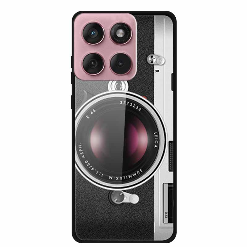 For Motorola Edge 60 60s 5G Case Hard Back Cover Tempered Glass Case For Motorola Edge 60 Fusion Phone Case Soft TPU Bumper Para