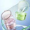 1pcs Braces Storage Box Portable Mini Denture Box Dental Aligner Storage Box Orthodontic Retainer Multilayer Cleaning Case