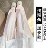 Womens High-Waisted Wide Leg Pants 2026 Soft Pink Loose Fit Casual Trousers Petite