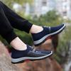 Fashion Summer New Men Sneakers Fashion Breathable Slip On Casual Walking Shoes Black Mesh Lightweight Plus Size Sports Running Shoes