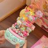 Sanrio Building Blocks Little Twin Star Music Box Assembly Hello Kitty Rose Garden Model Bricks Toy For Kids Christmas Gift