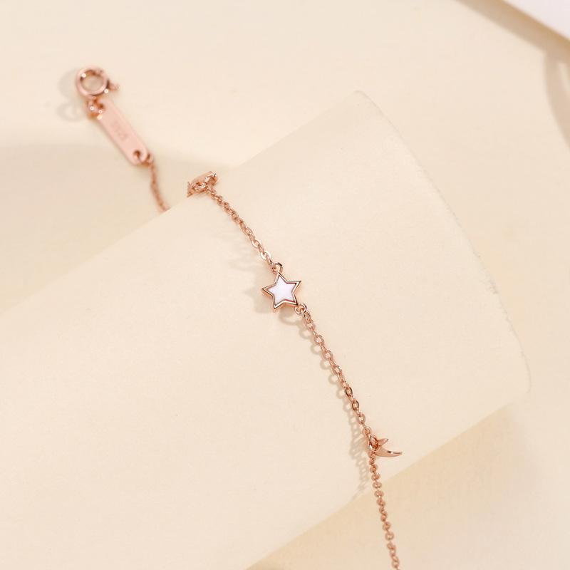 Star Moon Bracelet Women's Niche Exquisite Temperament Versatile Star Moon Ins Fashion Accessories Hand Accessories