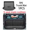 For Zeekr X 2023~2026 2024 2025 Car TPE Waterproof Trunk Mat Trunk Cover Anti- Scratch Protection Interior Accessories