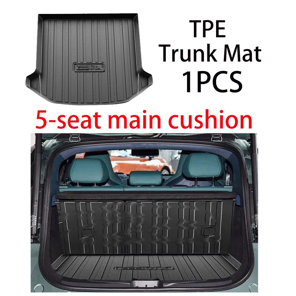 For Zeekr X 2023~2026 2024 2025 Car TPE Waterproof Trunk Mat Trunk Cover Anti- Scratch Protection Interior Accessories