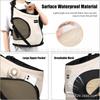 Front-Facing Pet Carrier Backpack Cats Dogs Up To 7kg Portable Breathable Nylon Travel Bag