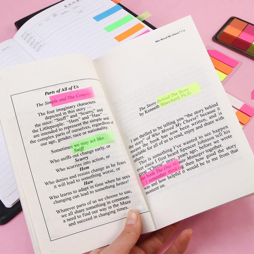 Adhesive Memo Pads Index Tags Note Stickers Bookmark Stickers Sticky Notes Office School Supplies