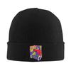 Music Band Gorillazs Punk Rock Print Beanie Hats  Knitted Hat Men Women Vintage Warm Caps Autumn Winter Custom Bonnet Hats