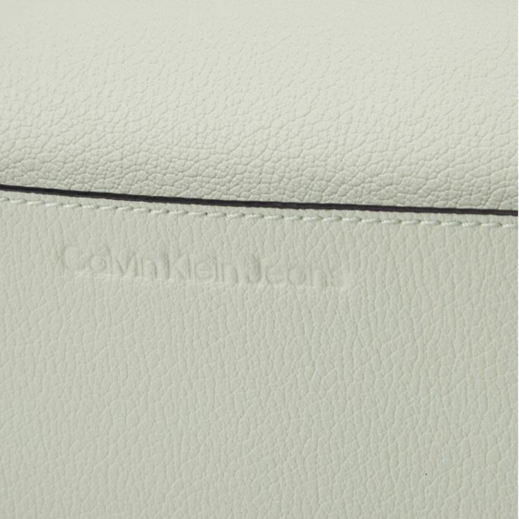 Calvin Klein Silver Letter Logo Chain Flap Synthetic Envelope Crossbody Bag Women bags Light-Green DH3478-319