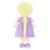 16 Inches Plush Dolls Purple Flower Princess Baby Girls Toys Purple Dress for Baby Girls Birthday Gifts