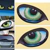 Odblaskowe Naklejki na Samochód z Okiem, Pokrycie na Lusterko Wsteczne 3D Przeciw Zarysowaniom, Naklejki Dekoracyjne na Karoserię