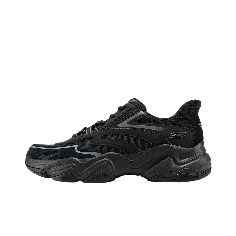 Skechers DLites Mesh Solid Color Comfortable Dad Shoes Men sneakers 118335-BBK 39.5