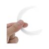 TEHAUX Simulated Cat Whiskers, Realistic Animal Whisker Parts for Crafts, Long and Soft White Whiskers for Needle Felting, DIY Craft Doll Plush Toy