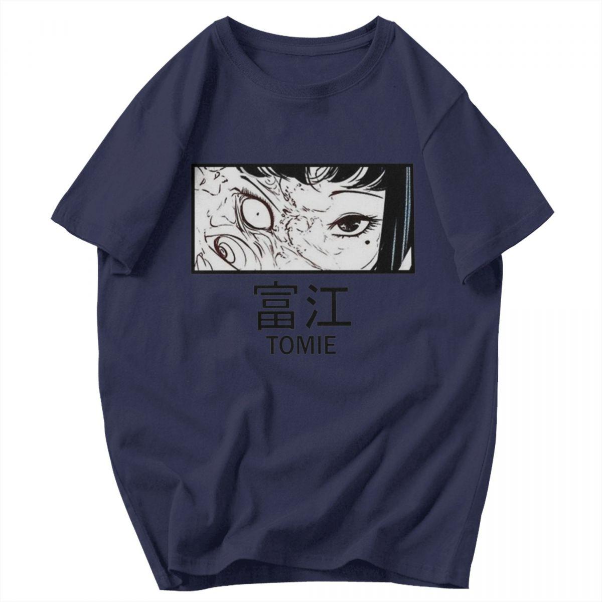 

Men T Shirt Tomie Junji Ito Awesome Cotton Y2K Graphic Quality Unisex Tops T Shirts 4XL