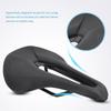 PU Black Road Mountain Bike Bicycle Soft Hollow Cycling Saddle Cushion Pad Seat