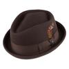 Cross-Border Hot-Selling Diamond Top Wool Top Hat Fashionable Versatile Pure Wool Top Hat Bow Ribbon Decorative Wool Hat