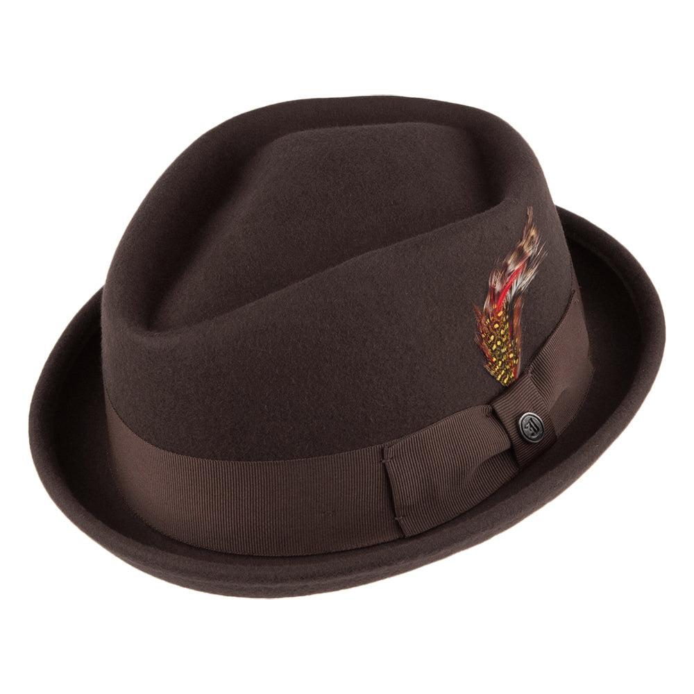 Cross-Border Hot-Selling Diamond Top Wool Top Hat Fashionable Versatile Pure Wool Top Hat Bow Ribbon Decorative Wool Hat