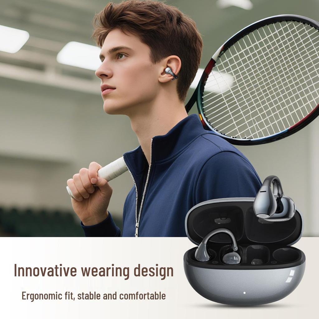 Sony Ear-Clip Bone Conduction Bluetooth Headset: Wireless, In-Ear, Noise-Reducing, Long Battery Life for Running & Sports
