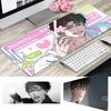 Manga Kwon T-Taekjoo Mousepad Non-slip Suitable For Office Computers Laptops E-sports Game Desk Mats XXL Keyboard