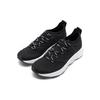 LiNing Lehké jednodílné pletené tlumící odrazové běžecké boty s nízkým profilem Dámské tenisky Černá Bílá ARHN124-5