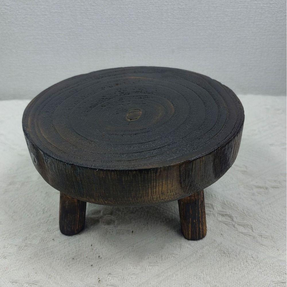 Innen Außen Anzeige Sukkulenten Blumentopf Basis Hocker Holz Pflanzenständer Regal Blumentopf Halter