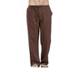 Men's Linen Casual Pants Spring and Autumn Men's Cotton and Linen Casual Trousers