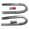 Vacuum Accessory Hose Dryer Vent Cleaning Hose ABS Texture Flexible Soft Pipe Vacuum Cleaner Hose for Efficient Cleaning