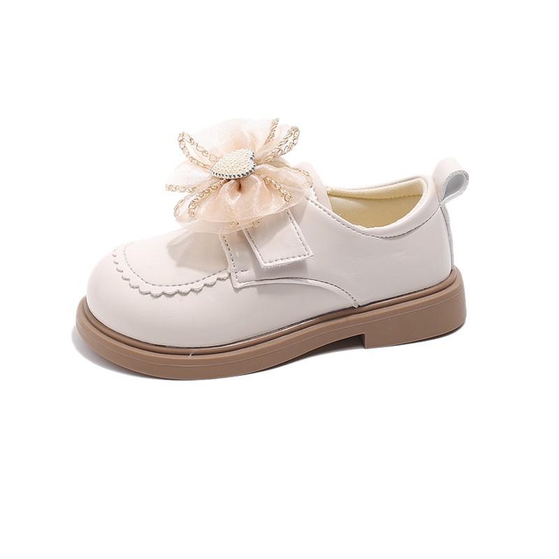 Youth style shoes Girls Loafers Fall Kids Shoes Soft Sole Princess Style Flat With