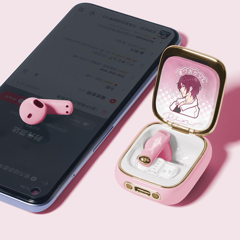 Matsuoka Rin Bluetooth Wireless In-Ear Headphones - Anime Edition