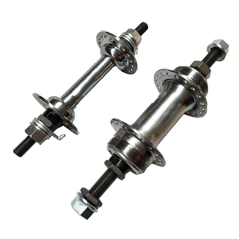 28/36Holes Bike Bicycle Front Rear Hub For Band Brake Screw Thread Freewheel Axle Iron Hubs Bicycle Accessories Parts