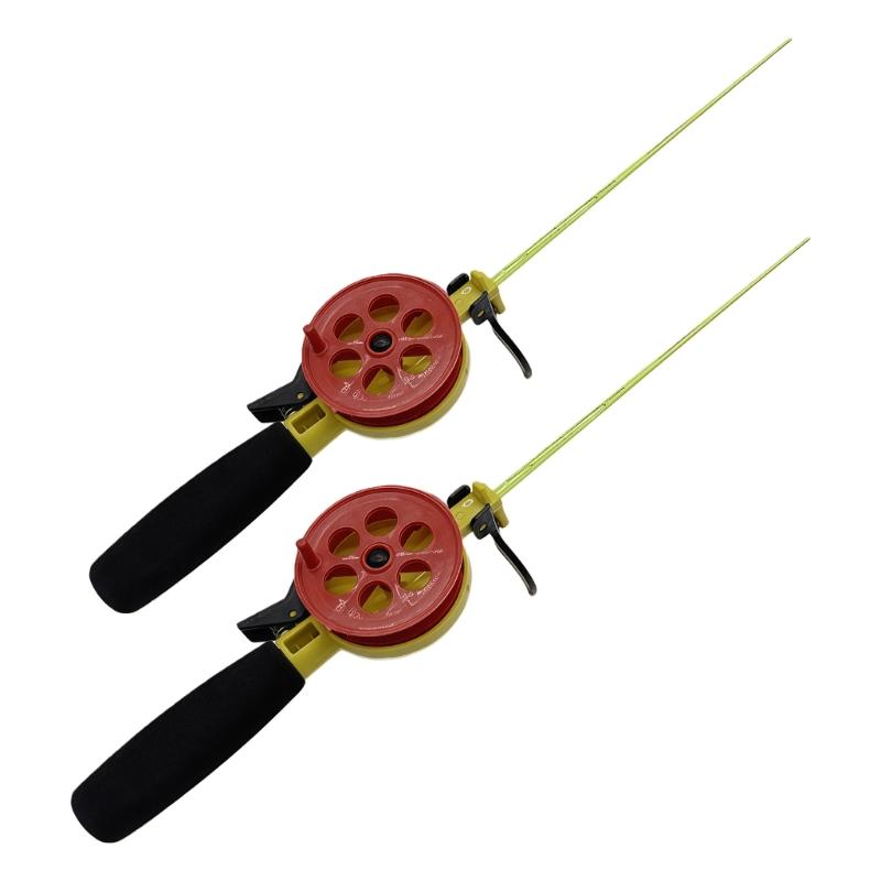 High Sensitivity Ice Fishing Rod Sensitive Tip For Fish Detection Increased Hook Rate In Cold Weather Condition