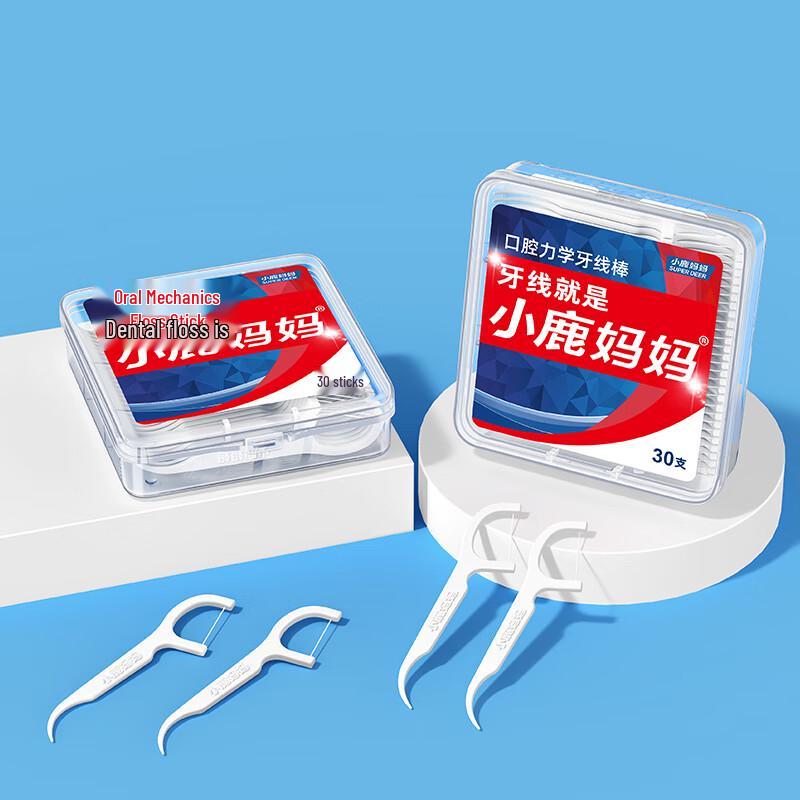 Little Deer Mom Dental Floss Picks (6-Box Pack)