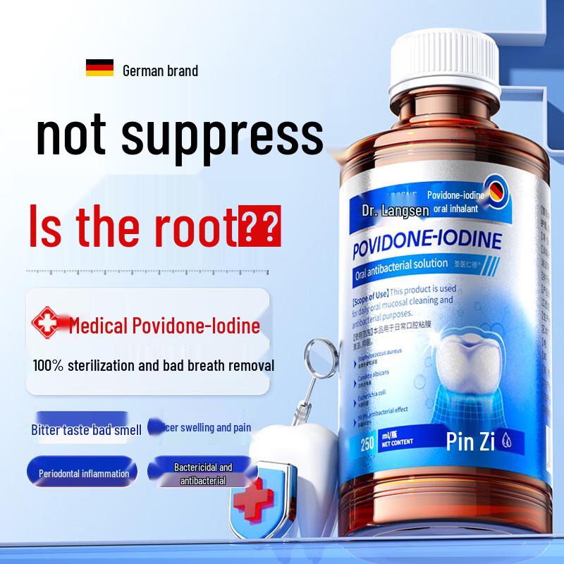 DR.LARSSNE Povidone Iodine Mouthwash