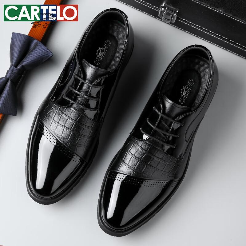 CARTELO Men's Formal Business Derby Shoes