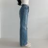 Mizqz Semi Wide Denim Pants