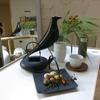 Bird Object House Bird Dove Wooden Figurine Reproduction Scandinavian Home Decor (hej!e) (Black)
