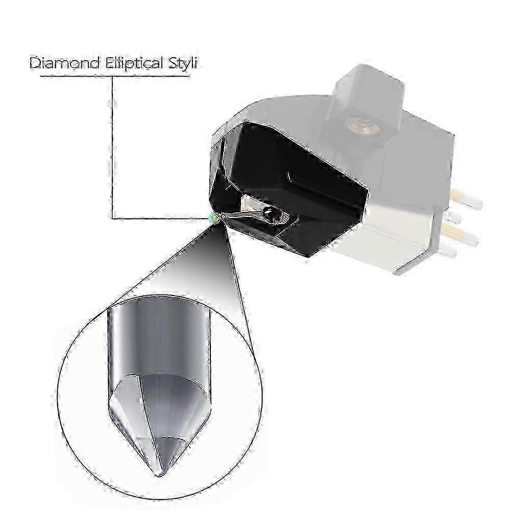 AT-VMN95E Diamond Replacement Stylus Needle for VM95 Series, Compatible for AT-LP120X Vinyl Turntables