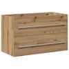 Artisan Oak Bathroom Vanity Unit 80 X 38.5 X 48 Cm