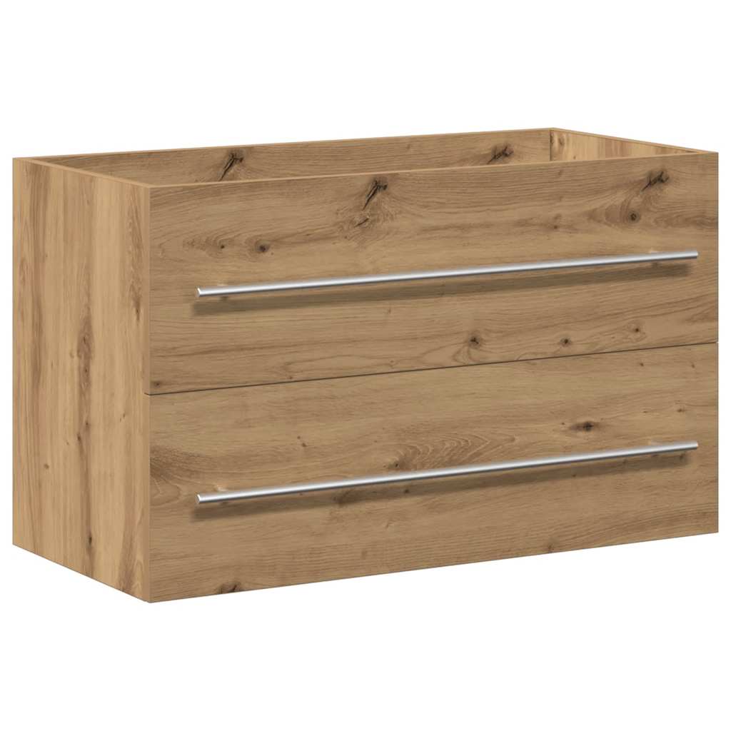 Artisan Oak Bathroom Vanity Unit 80 X 38.5 X 48 Cm