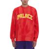 Palace Try-Dye Round Neck Letter Sports Sweatshirt Unisex sweatshirt Red P20CS015