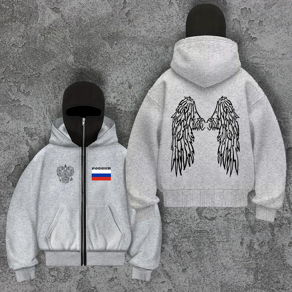 European and American Fashion Hoodies, Hoodies, Men's and Women's Tops, Trendy Long Sleeves, Autumn and Winter Men's and Women's Cardigans