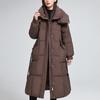 Fashion Woman Winter Coats With Belt Thick Warm Casual Winter Jacket Women's Long Parkas