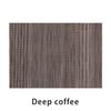 Dining Pad Table Mat Home Supplies Vinyl Elegant PVC Ple Style Place Coaster Decorations Thicken Design Bowl Mats