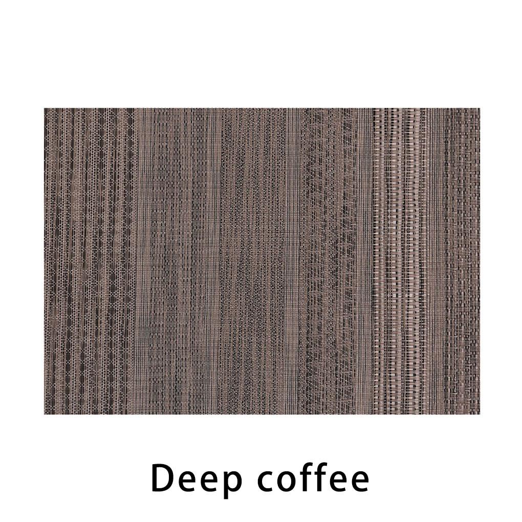 Dining Pad Table Mat Home Supplies Vinyl Elegant PVC Ple Style Place Coaster Decorations Thicken Design Bowl Mats
