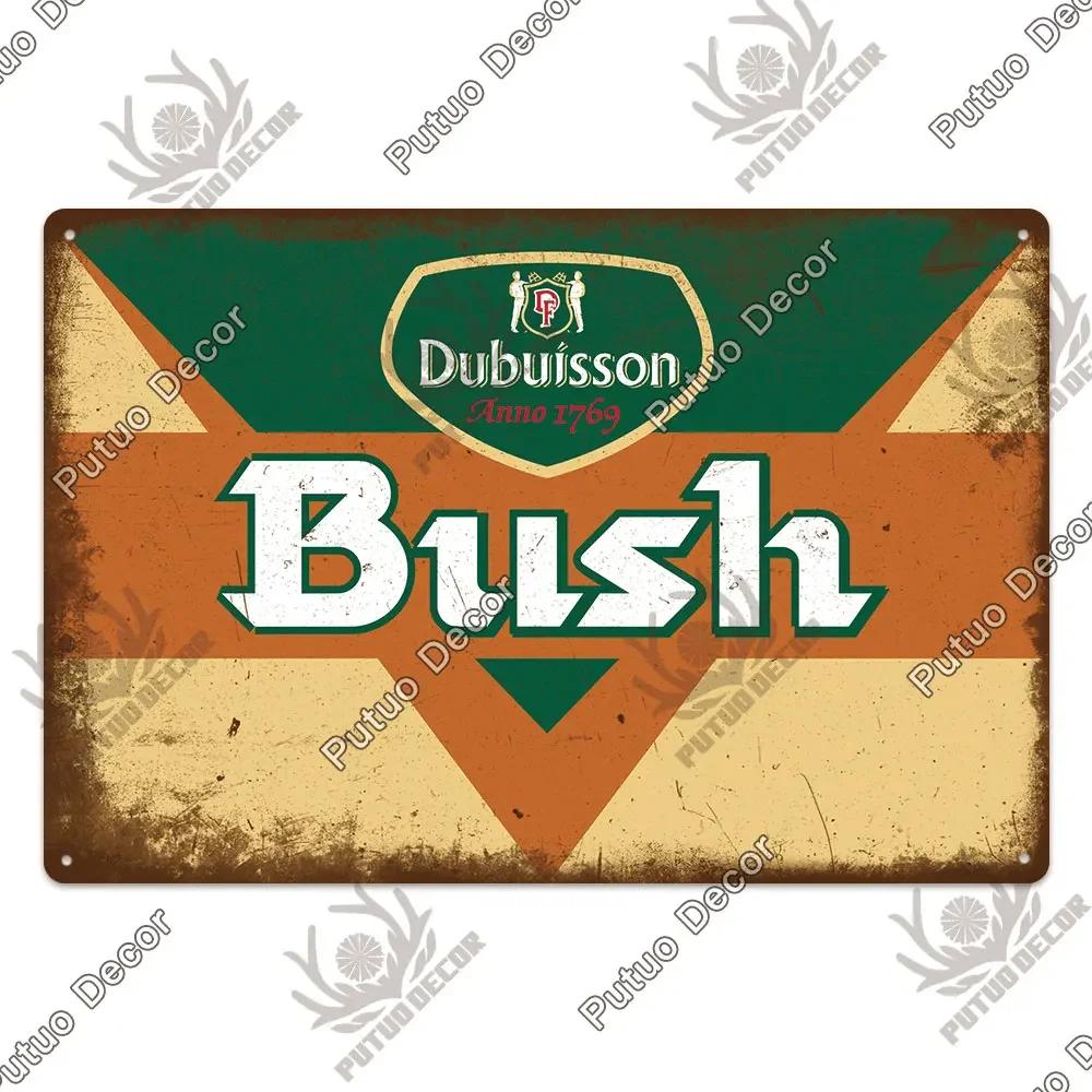 Putuo Decor Belgické pivo Plaketa Kovová Vintage Znamení Dekorativní Nástěnné Umění pro Pub Bar Pánská Jeskyně Klub Dekor Kovová Znamení ve Vintage Stylu