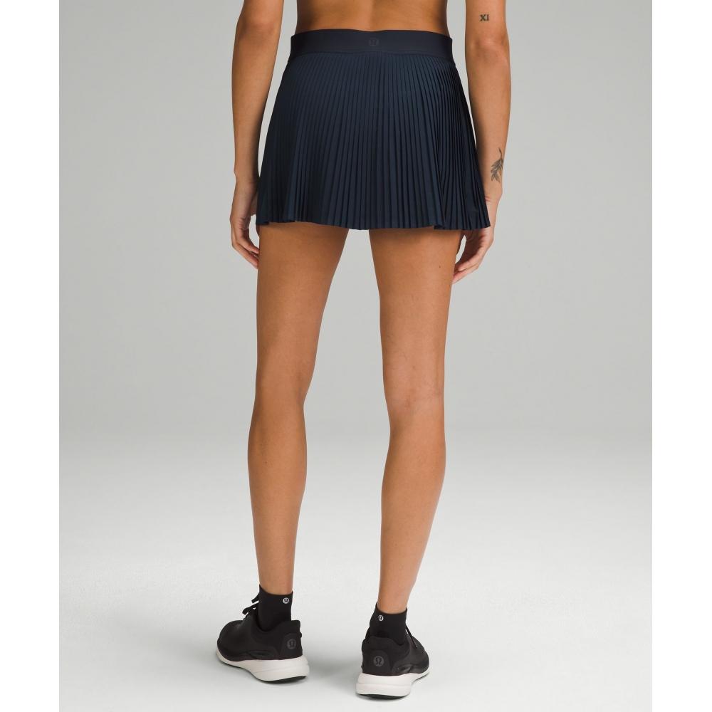 Lululemon Varsity High Rise Pleated Tennis Skirt True Navy