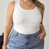Large size new women's basic multi-layer vest breathable sleeveless top